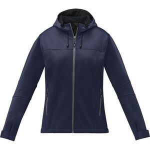 Elevate Womens/Ladies Match Soft Shell Jacket / Navy
